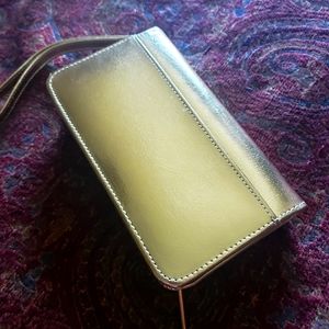 GEMLINE Metallic Gold Wristlet Wallet